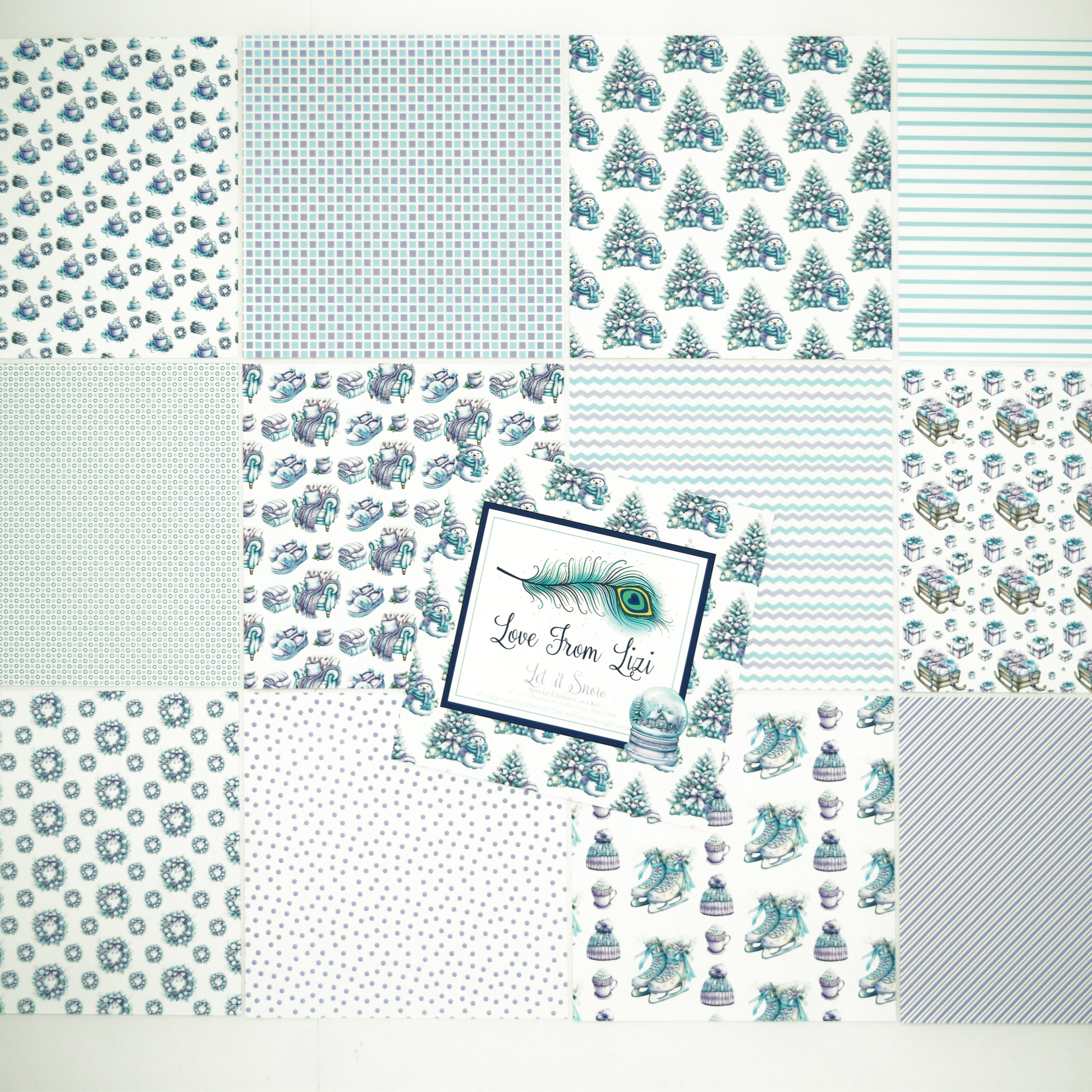 Let It Snow 6x6 Patterned Paper Pack